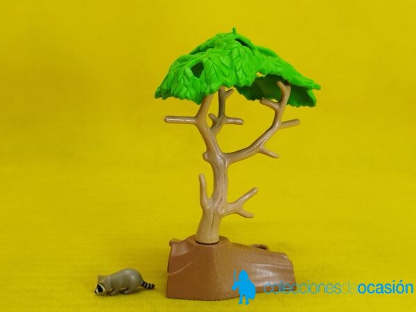 Playmobil Madriguera, tronco seco con arbusto - Imagen 4