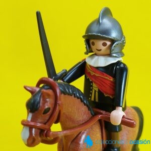 Playmobil Maestre de campo de los tercios de Flandes a caballo, conquistador español