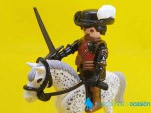 Playmobil Maestre de campo de los tercios de Flandes con caballo