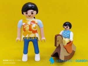 Playmobil Mamá con bebé y caballito Special REF 4744
