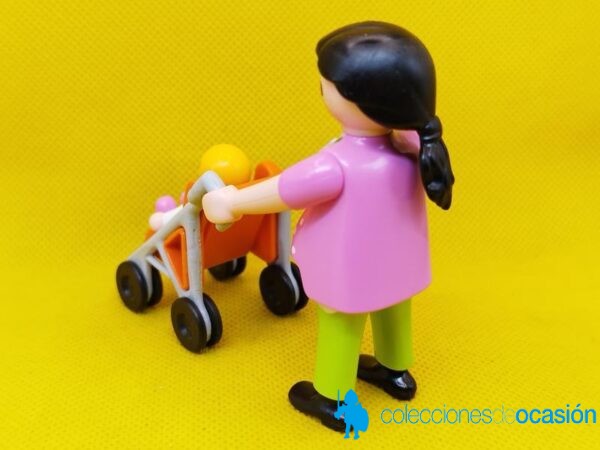 Playmobil Mamá con bebé y sillita de paseo - Imagen 5