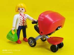 Playmobil Mamá con carrito de gemelos