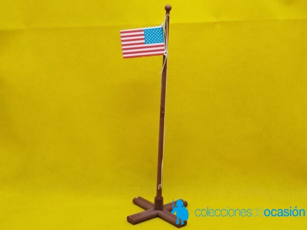 Playmobil Mástil de fuerte con bandera de la unión - Imagen 2