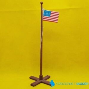 Playmobil Mástil de fuerte con bandera de la unión