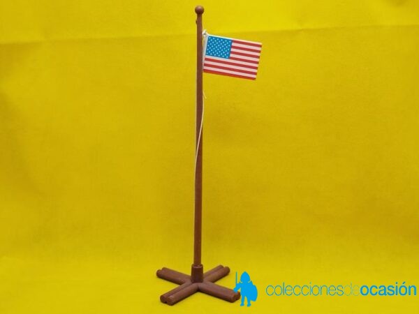 Playmobil Mástil de fuerte con bandera de la unión