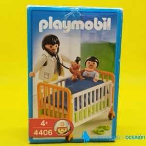 Playmobil Médico y niño con cuna REF 4406