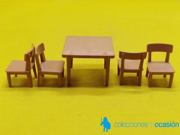 Playmobil Mesa con 4 sillas, muebles - Imagen 3