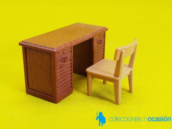 Playmobil Mesa y silla, escritorio, muebles