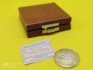 Moneda de plata 25 aniversario guisval 62-87