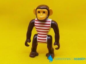 Playmobil Mono con camiseta de rallas, mono de circo