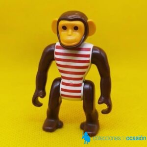 Playmobil Mono con camiseta de rallas, mono de circo