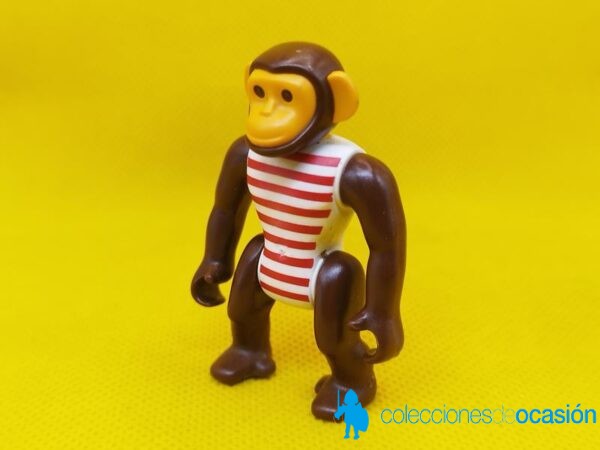 Playmobil Mono con camiseta de rallas, mono de circo - Imagen 2