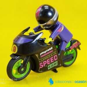 Playmobil Moto de competición Speed negra