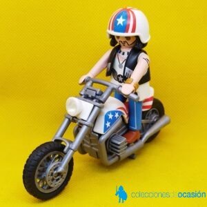 Playmobil Motorista con moto REF 5280