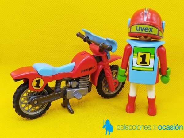 Playmobil Motorista de motocross jumper Nº 1 - Imagen 5