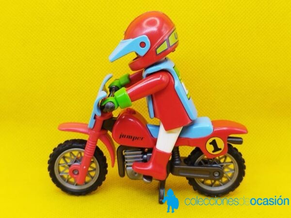 Playmobil Motorista de motocross jumper Nº 1 - Imagen 2