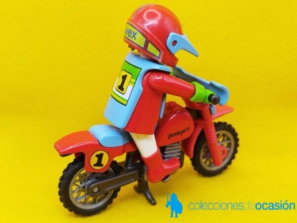 Playmobil Motorista de motocross jumper Nº 1 - Imagen 3