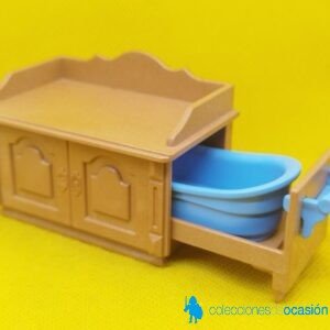 Playmobil Mueble con bañera de bebe, casa de muñecas