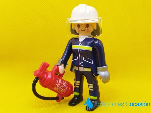 Playmobil Mujer bombera con extintor