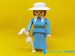 Playmobil Mujer de época con paraguas, señora victoriana