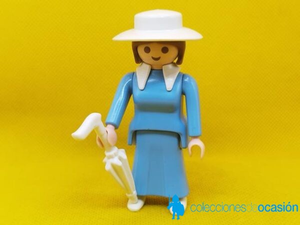 Playmobil Mujer de época con paraguas, señora victoriana