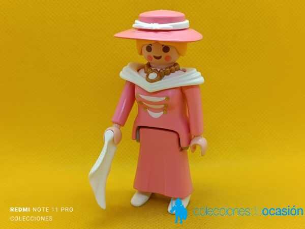 Playmobil Mujer victoriana con traje rosa
