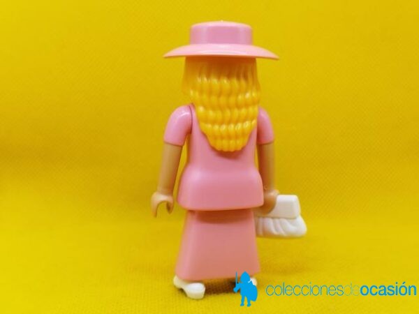 Playmobil Mujer victoriana con vestido rosa, señora vintage - Imagen 3