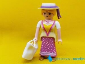 Playmobil Mujer victoriana, señora vintage con cesta
