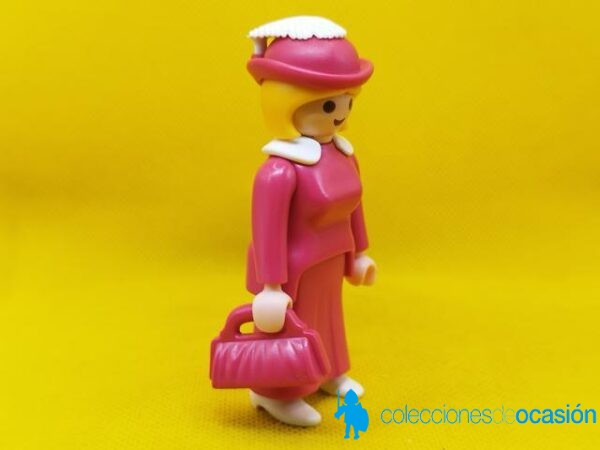 Playmobil Mujer victoriana, serie rosa, vintage - Imagen 2