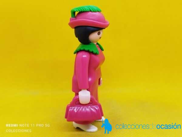 Playmobil Mujer victoriana, serie rosa, vintage - Imagen 2