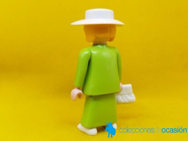 Playmobil Mujer vintage con vestido verde - Imagen 3