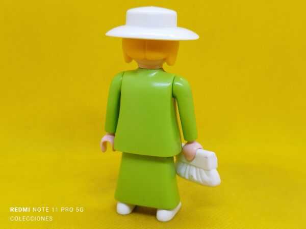 Playmobil Mujer vintage con vestido verde - Imagen 3