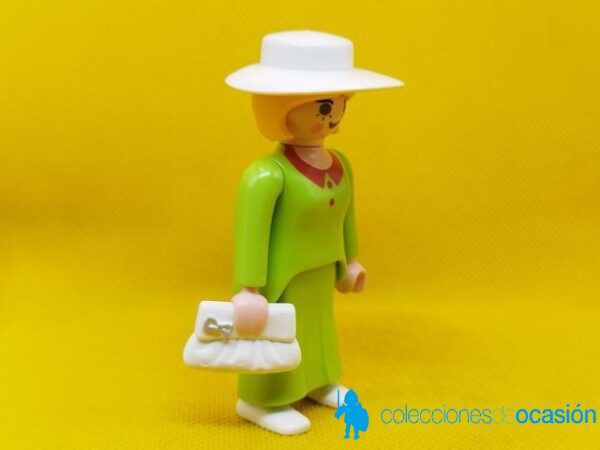 Playmobil Mujer vintage con vestido verde - Imagen 2