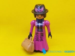 Playmobil Mujer vintage, señora del oeste, viajera