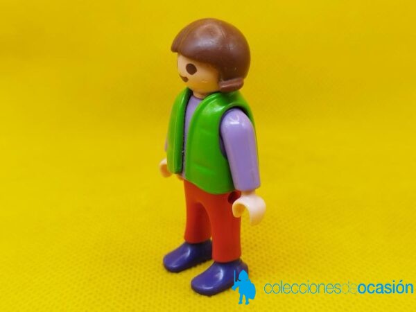 Playmobil Niña city con chaleco verde, niña city - Imagen 2