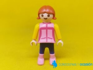 Playmobil Niña con botas rosas, niña city