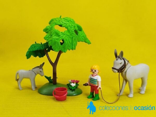 Playmobil Niña con burros REF 4187 - Imagen 2