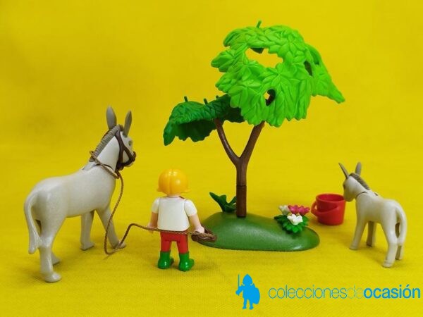 Playmobil Niña con burros REF 4187 - Imagen 4
