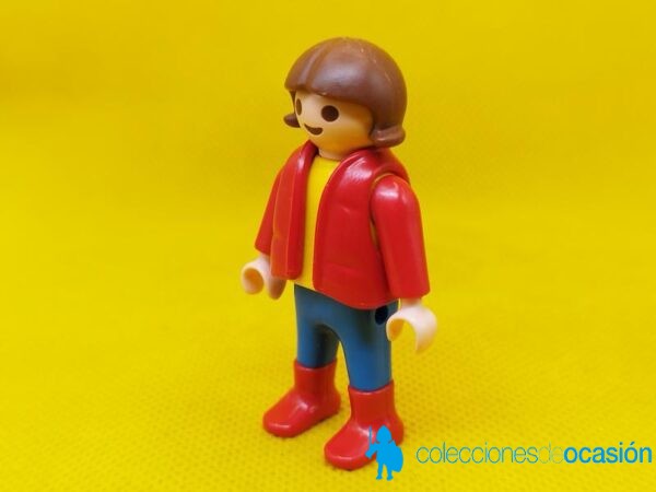 Playmobil Niña con chaqueta y botas rojas - Imagen 2