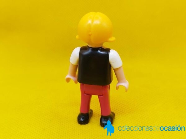 Playmobil Niña con diablo en la blusa, niña city - Imagen 3