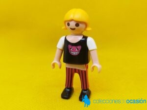 Playmobil Niña con diablo en la blusa, niña city