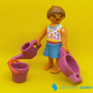 Playmobil Niña con juguetes de playa