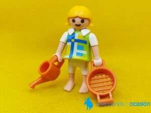 Playmobil Niña con juguetes de playa, niña city