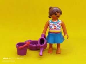Playmobil Niña con juguetes de playa