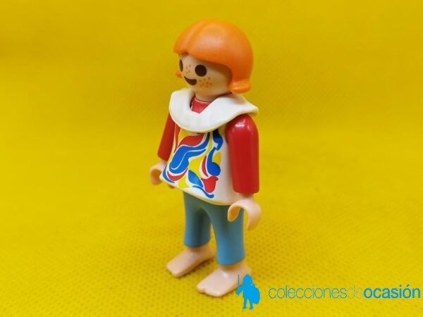 Playmobil Niña con pecas descalza, niño vintage - Imagen 2