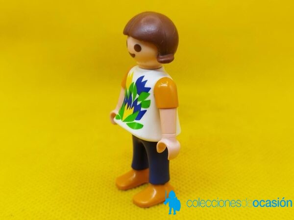Playmobil Niña con tulipanes en la camiseta - Imagen 2
