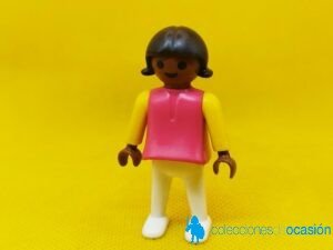 Playmobil Niña negra antigua, rareza