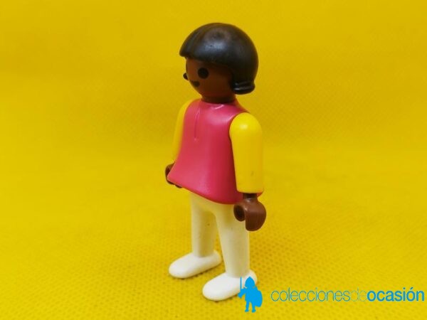 Playmobil Niña negra antigua, rareza - Imagen 2