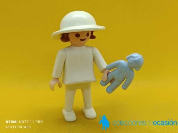 Playmobil Niña vintage con muñeca