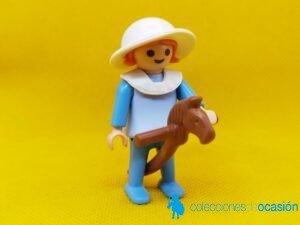 Playmobil Niña vintage con vestido azul